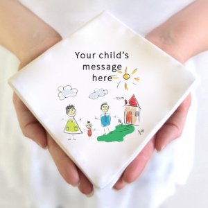 Your child's drawing hankie